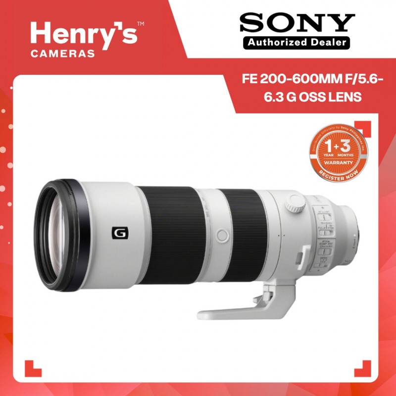 SONY FE 200-600MM F/5.6-6.3 G OSS LENS